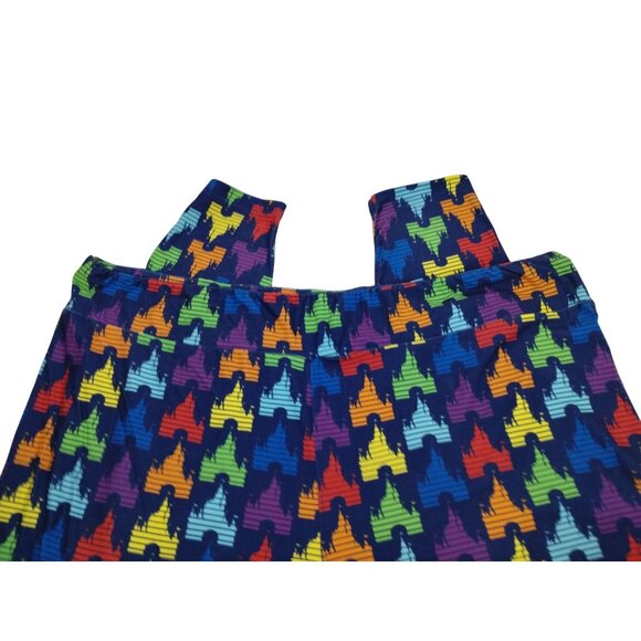 Disney Womens 3X Rainbow Castle Soft Leggings - Picture 3 of 5